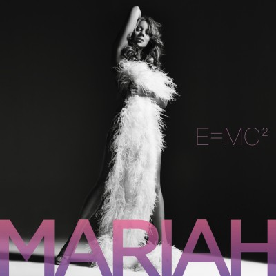 The album cover of Mariah Carey's new album E=MC² which is scheduled to be 